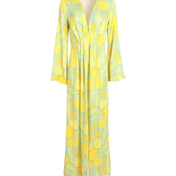 FAB NEVER FULLY DRESSED - ANGIE DRESS in BLUE PALM PRINT - US16 - NEW WITH TAGS! - Picture 8 of 13